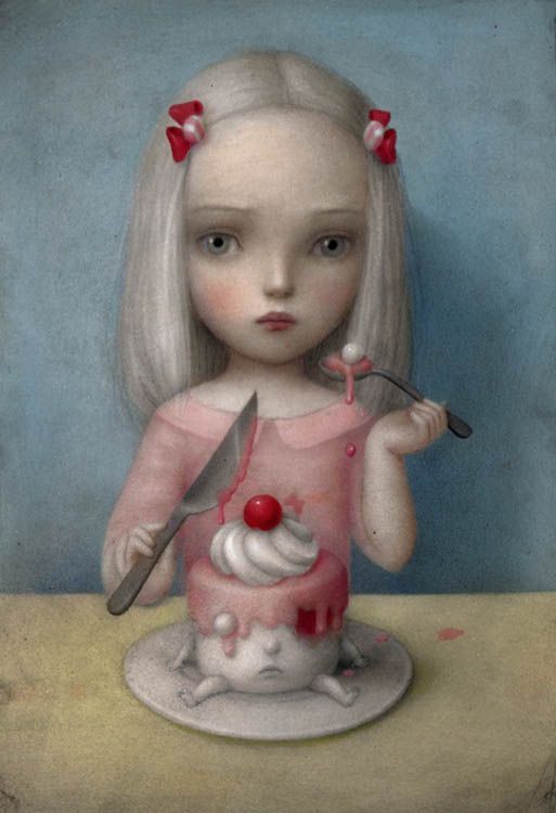 Eye Candy by Nicoletta Ceccoli Alternate title: Rose on Valentine's Day